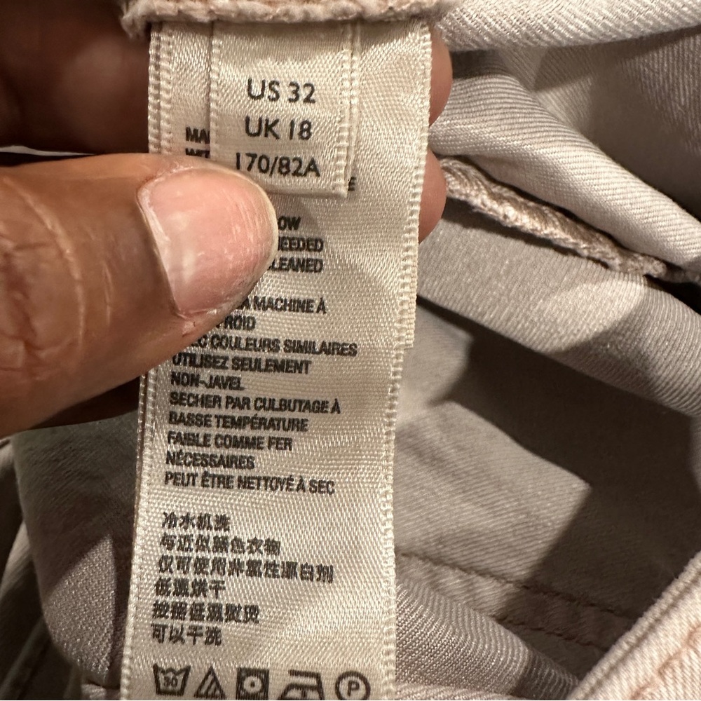 {preloved} We The Free Cream Flare Jeans - Picture 5 of 8